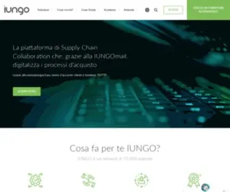 Iungo.com(Il software per una supply chain digitalizzata) Screenshot