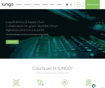 Iungo.it(Il software per una supply chain digitalizzata) Screenshot