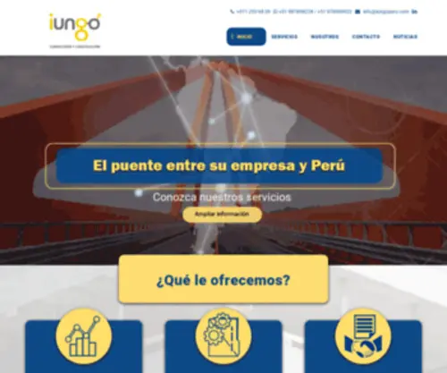Iungoperu.com(Welcome) Screenshot