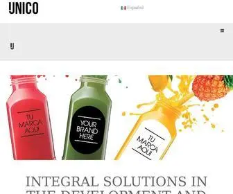Iunico.com(Maquila de Jugos y Spreads) Screenshot