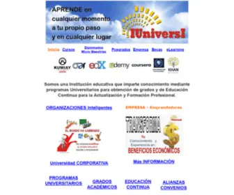 Iuniversi.com(Instituto Universitario Integral) Screenshot