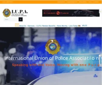 Iupa.org(The International Union of Police Associations) Screenshot