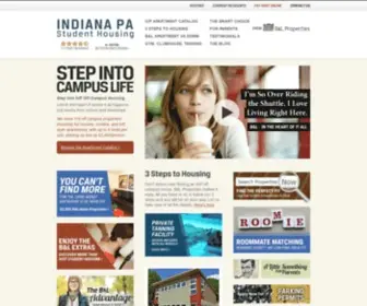 Iupoffcampus.com(IUP Off Campus Housing) Screenshot