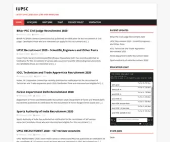 Iupsc.in(UPSC) Screenshot