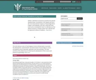 Iupsys.net(International Union of Psychological Science) Screenshot