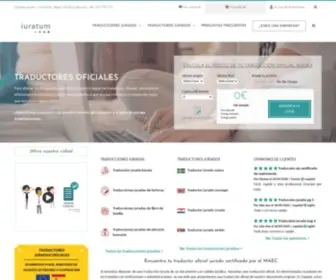 Iuratum.es(Traductores oficiales y traducciones juradas) Screenshot