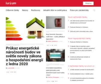 Iurium.cz(Úvodní strana) Screenshot