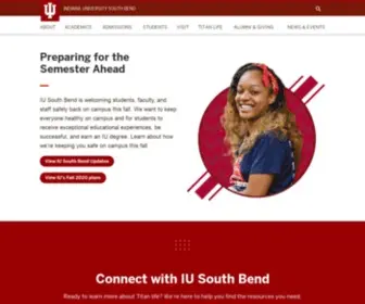 Iusb.edu(Indiana University South Bend) Screenshot