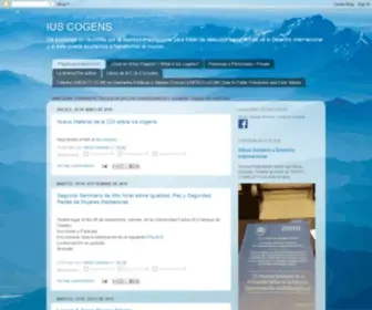 Iuscogensinternacional.com(IUS COGENS) Screenshot
