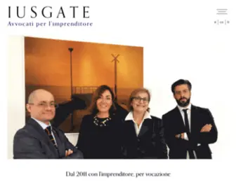 Iusgate.com(Studio legale Iusgate) Screenshot