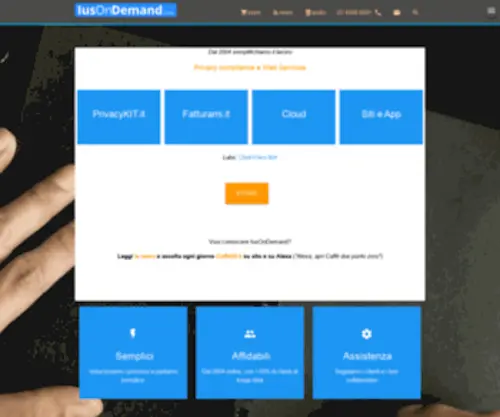 Iusondemand.com(IusOnDemand srl) Screenshot