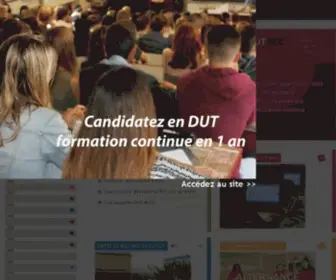 Iut-RCC.fr(IUT Reims) Screenshot