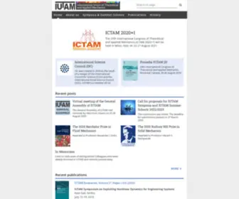 Iutam.net(IUTAM's web site) Screenshot