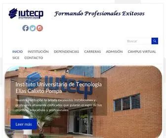 Iutecp.com.ve(Formando profesionales exitosos) Screenshot