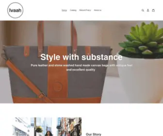 Ivaah.com(Ivaah bags) Screenshot