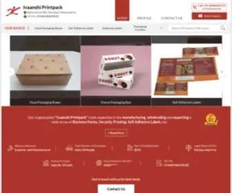 Ivaanshiprintpack.com(Ivaanshi Printpack) Screenshot