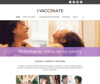 Ivaccinate.org(I Vaccinate) Screenshot