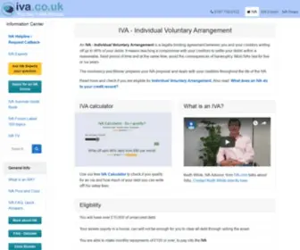 Iva.co.uk(Individual Voluntary Arrangement) Screenshot