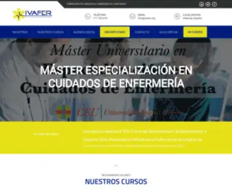Ivafer.org(Instituto Valenciano de Formación en Emergencias) Screenshot