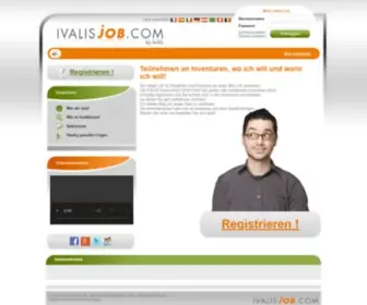 Ivalisjob.de(Ivalis Job DE) Screenshot