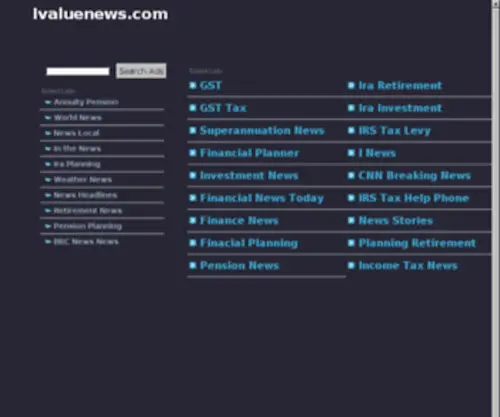 Ivaluenews.com(Personal Finance) Screenshot