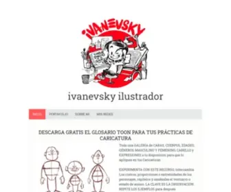 Ivanevsky.net(Te Invito a mi Curso Online y vivir el sueño de Dibujar Caricaturas y Cómics) Screenshot