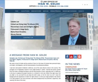 Ivangoldelaw.com(Criminal law) Screenshot