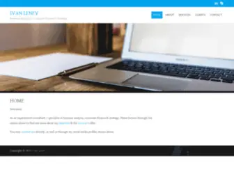 Ivanlenev.com(Business Analysis) Screenshot