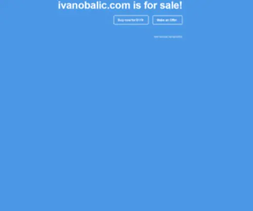 Ivanobalic.com(Your Source for Social News and Networking) Screenshot