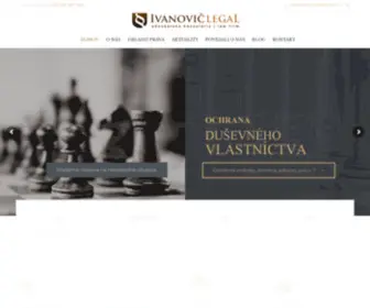 Ivanoviclegal.sk(IVANOVIČ LEGAL) Screenshot