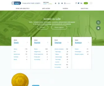 Ivao.com(Biotechnology portal) Screenshot