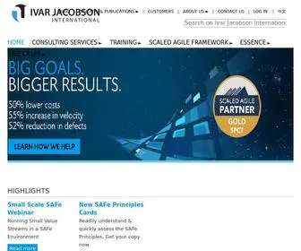 Ivarjacobson.com(SAFe Scaled Agile Consulting & Training) Screenshot