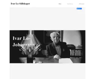 Ivarlo.nu(Ivar Lo Johansson) Screenshot