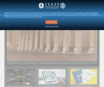 Ivass.it(Istituto per la vigilanza sulle assicurazioni) Screenshot