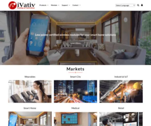 Ivativ.com(Home) Screenshot