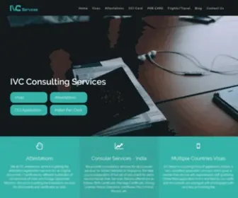 IVC-Services.com(IVC Services provide Visa Consultancy services for Residents of Singapore. IVC) Screenshot