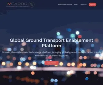 Ivcardo.com(Global Ground Transport Enablement Platform) Screenshot