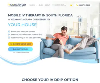 Ivconcierge.com(Mobile IV Therapy) Screenshot