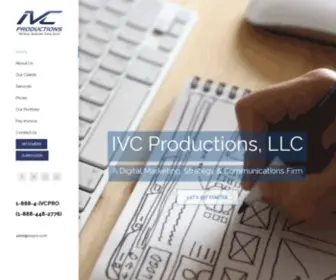 IvcPro.com(Digital Marketing Communications Firm) Screenshot