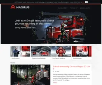 Iveco-Magirus.de(Magirus GmbH) Screenshot