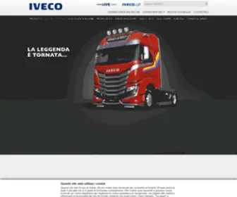 Iveco.it(Iveco Italia) Screenshot