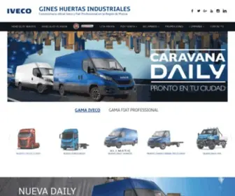 Ivecogineshuertas.com(Gines Huertas Industriales) Screenshot