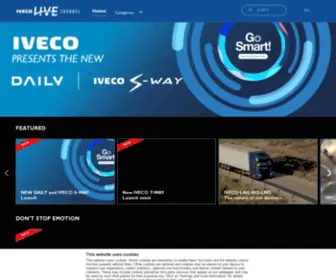 Ivecolivechannel.com(IVECO Live Channel) Screenshot