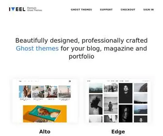 Iveel.co(Premium Ghost Themes) Screenshot