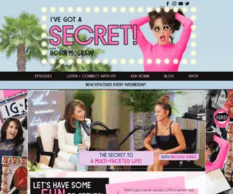 IvegotasecretwithrobinmcGraw.com(IGAS with Robin) Screenshot