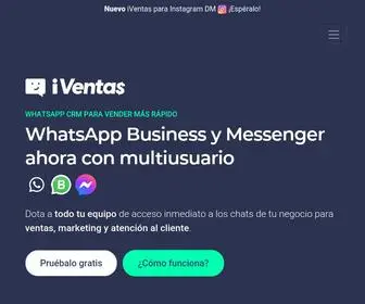 Iventas.mx(CRM para WhatsApp y Messenger con Multiusuario) Screenshot