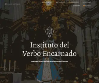 Ive.org(Instituto del Verbo Encarnado) Screenshot