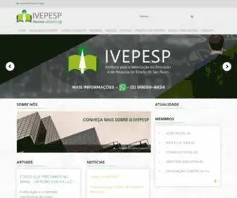 Ivepesp.org.br(IVEPESP: Home) Screenshot