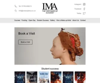 Iveracademy.co.uk(Top Hair & Makeup School Near London) Screenshot