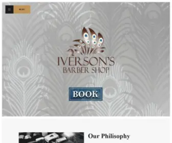 Iversonsbarbershop.com(Luxury Grooming for Men) Screenshot